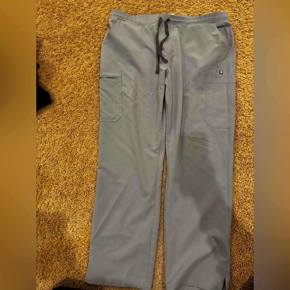 Figs light gray scrub bottoms